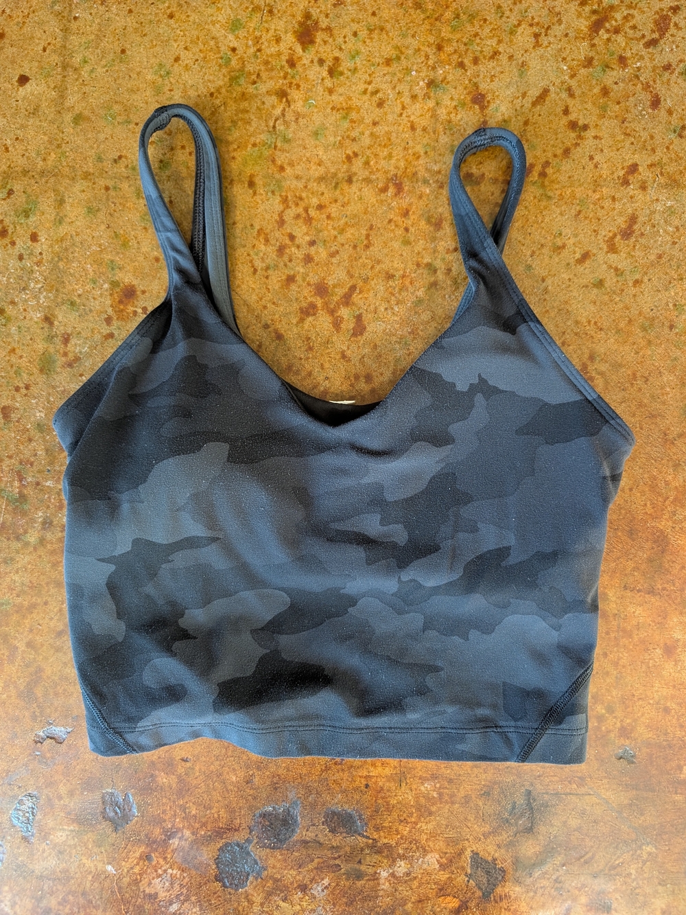 Lululemon Align Tank Top Heritage 365 Camo Deep Coal Multi Size 4